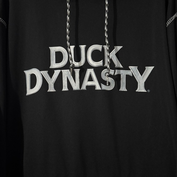 Duck Dynasty Hoodie Sweatshirt Adult M Black Realtree Hooded Pullover Hunting - Picture 2 of 7